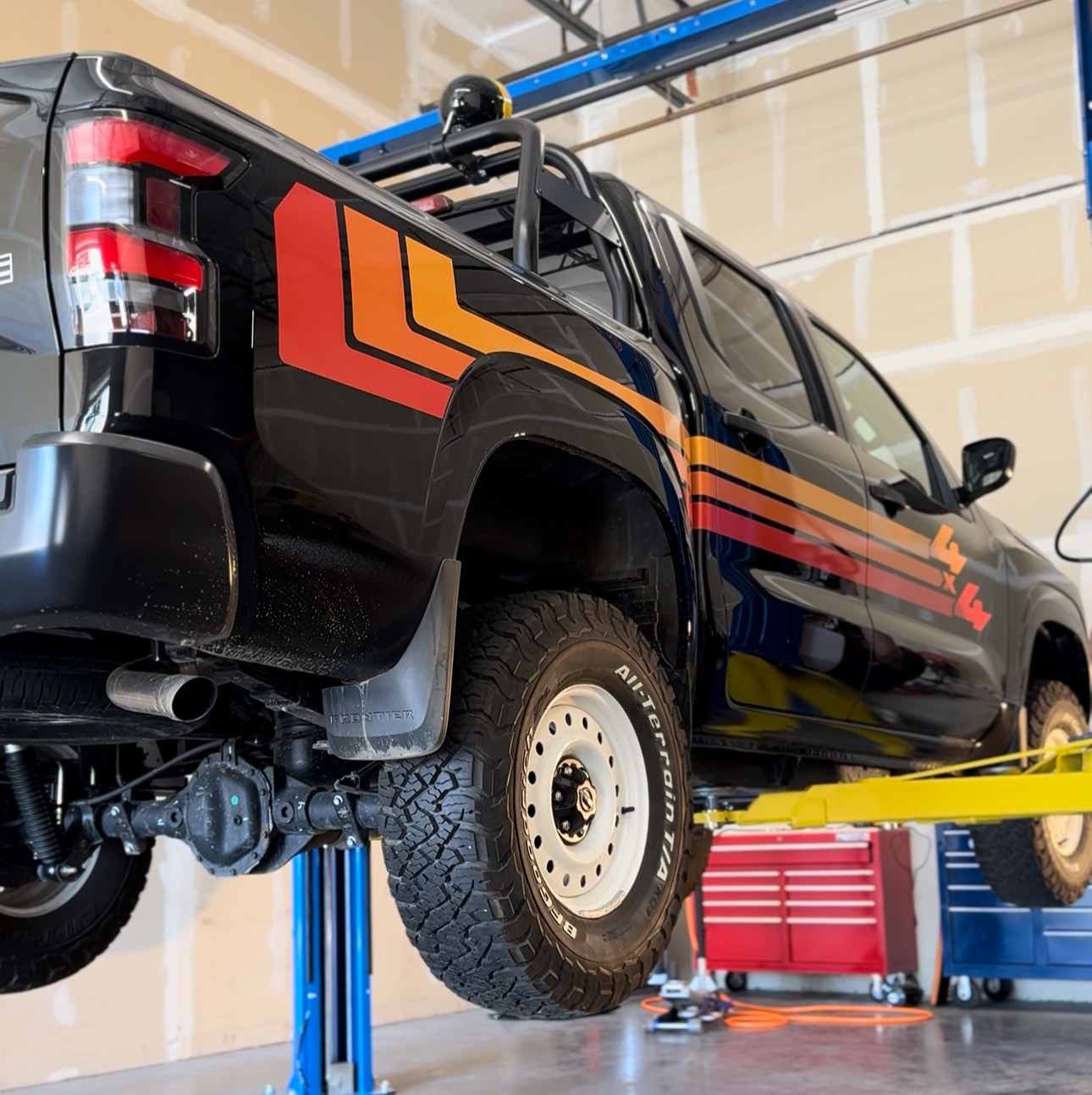 Nissan Frontier on Lift
