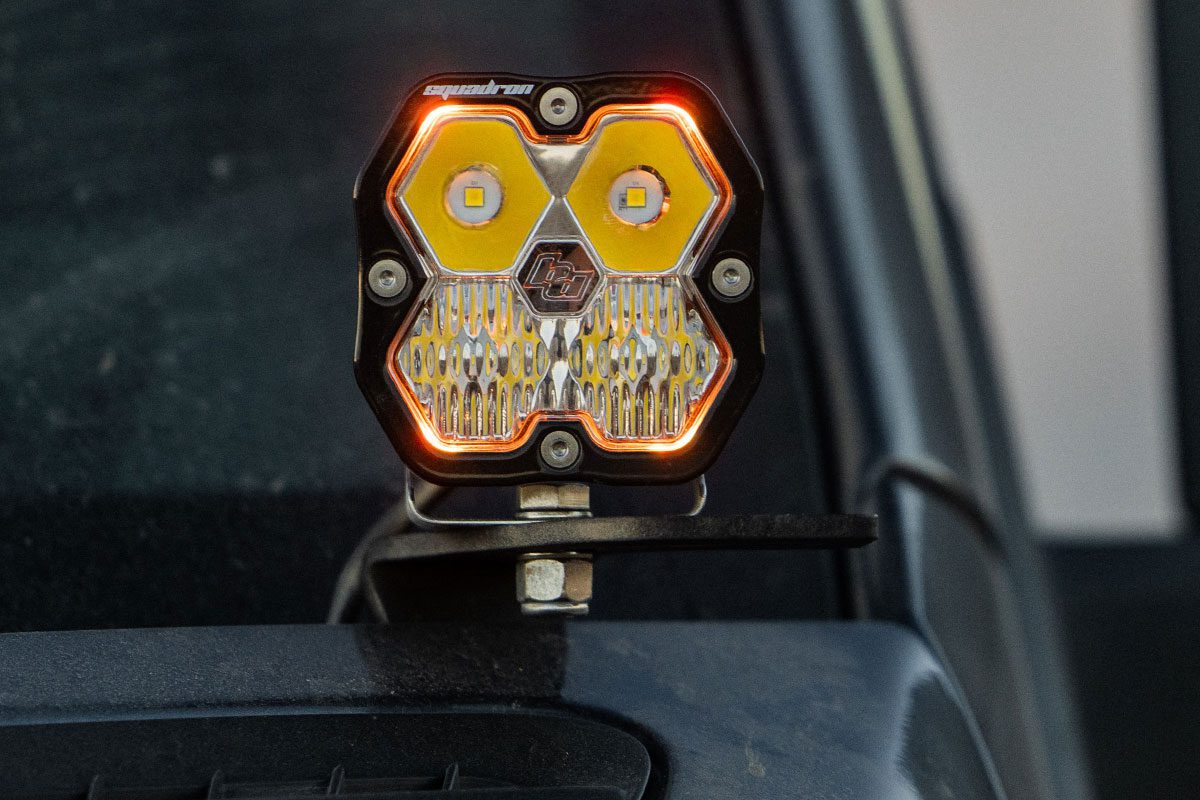 Squadron 2.0 Sport Black LED Auxiliary Light Pods Pair Clear - image 2