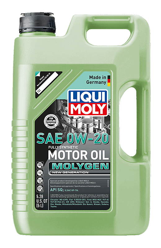 Liqui Moly Molygen New Gener­a­tion 0W-20 synthetic Oil 5 Liter bottle