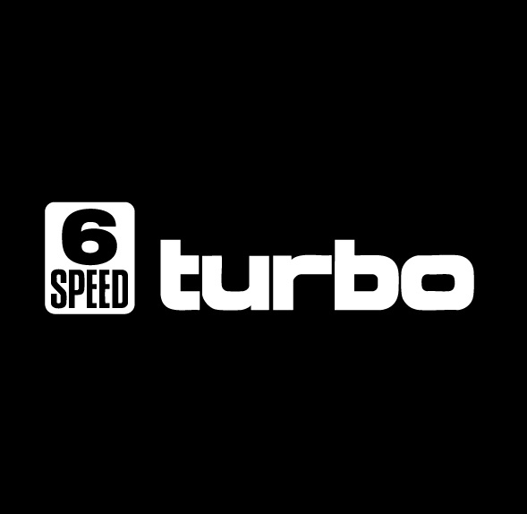 Retro 6 Speed Turbo Tailgate Decal